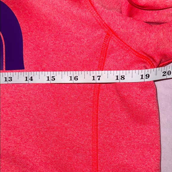 The North Face Womens Hooded Pullover Sweatshirt Size L Neon Pink - Picture 13 of 15